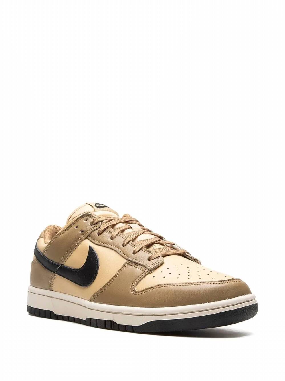 NEW NIKE women's dunk low sneakers in dark driftwood - Picture 3 of 5